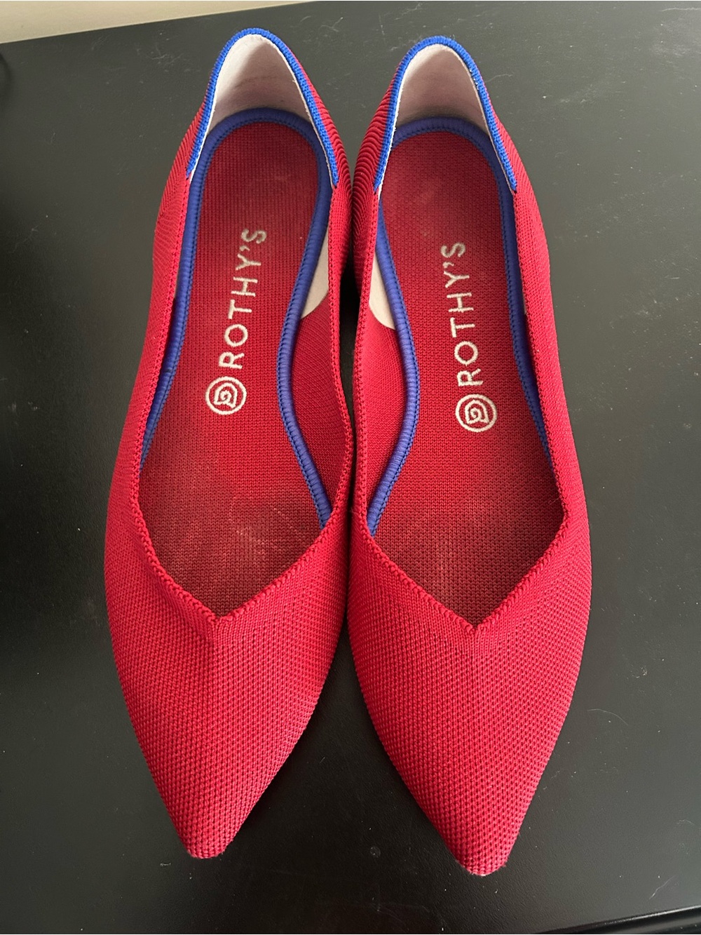 Rothy’s The Point Red Flats